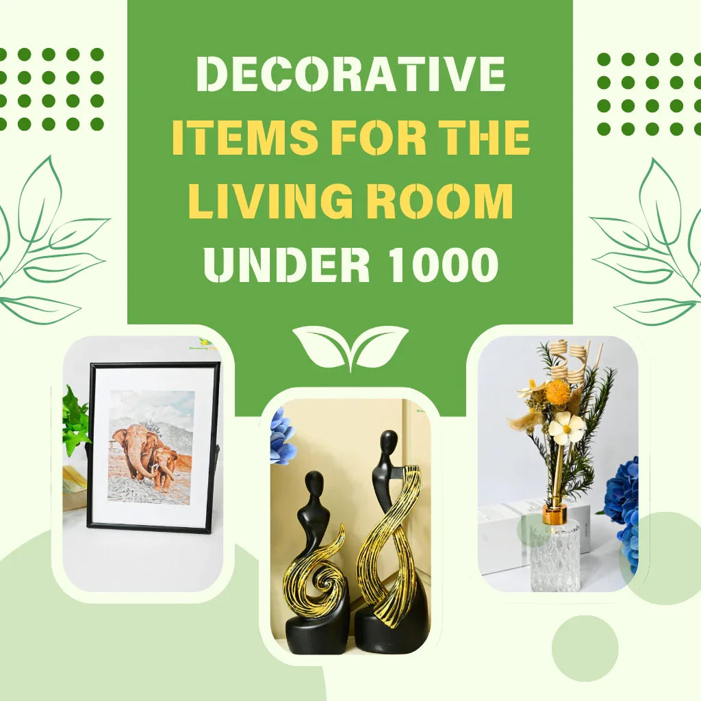Decorative items for the living room under 1000
