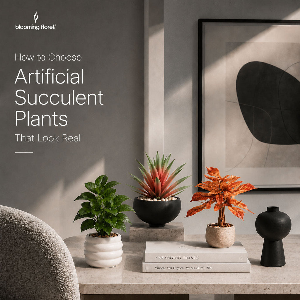 How to Choose Artificial Succulent Plants That Look Real