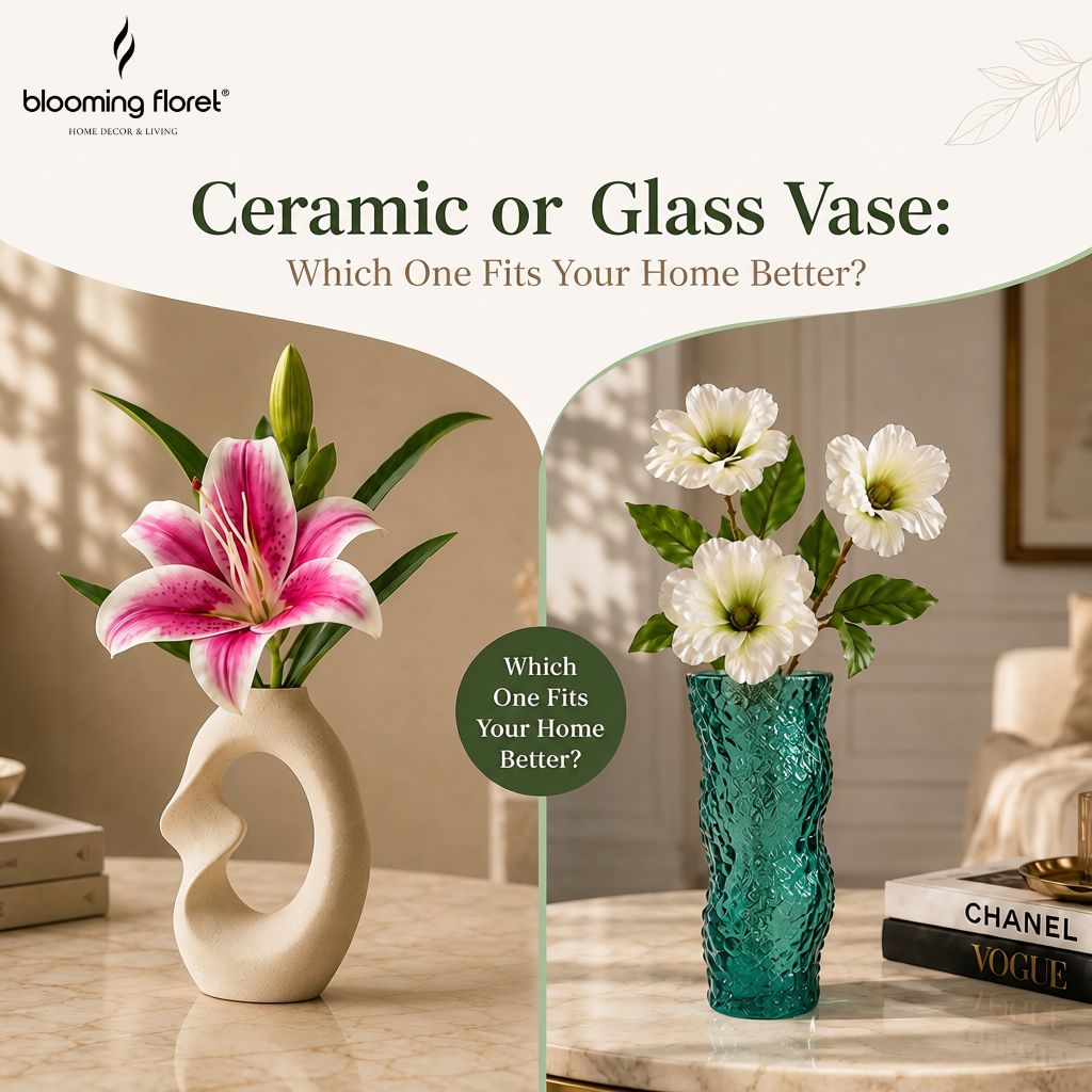 Ceramic or Glass Vase: Which One Fits Your Home Better?