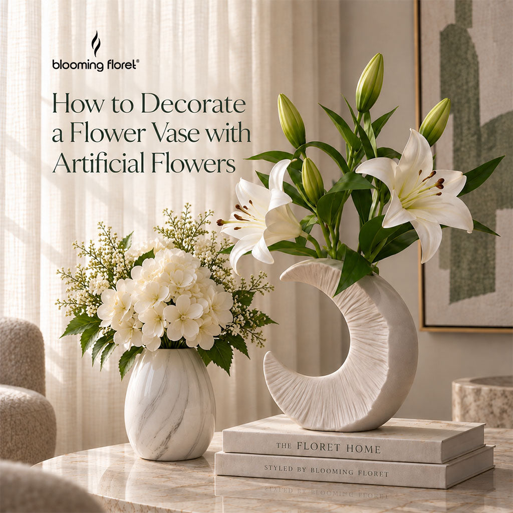 How to Decorate a Flower Vase with Artificial Flowers
