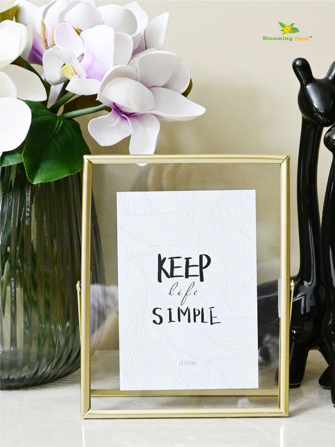 Glass Metal Frame - Keep Life Simple