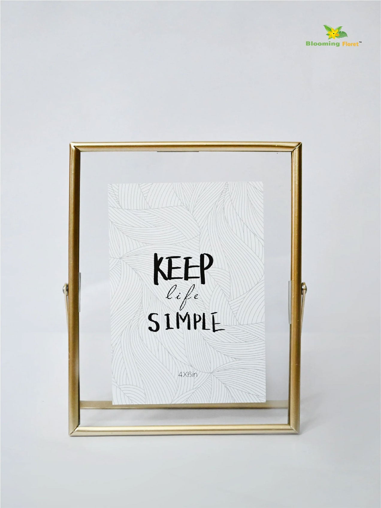 Glass Metal Frame - Keep Life Simple
