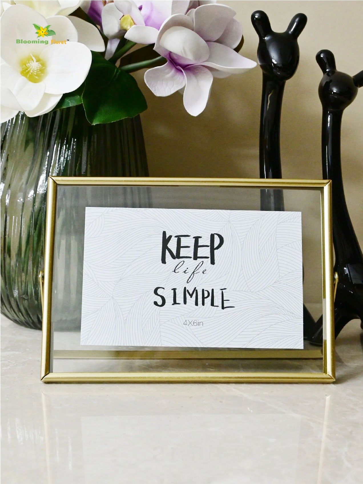 Glass Metal Frame - Keep Life Simple