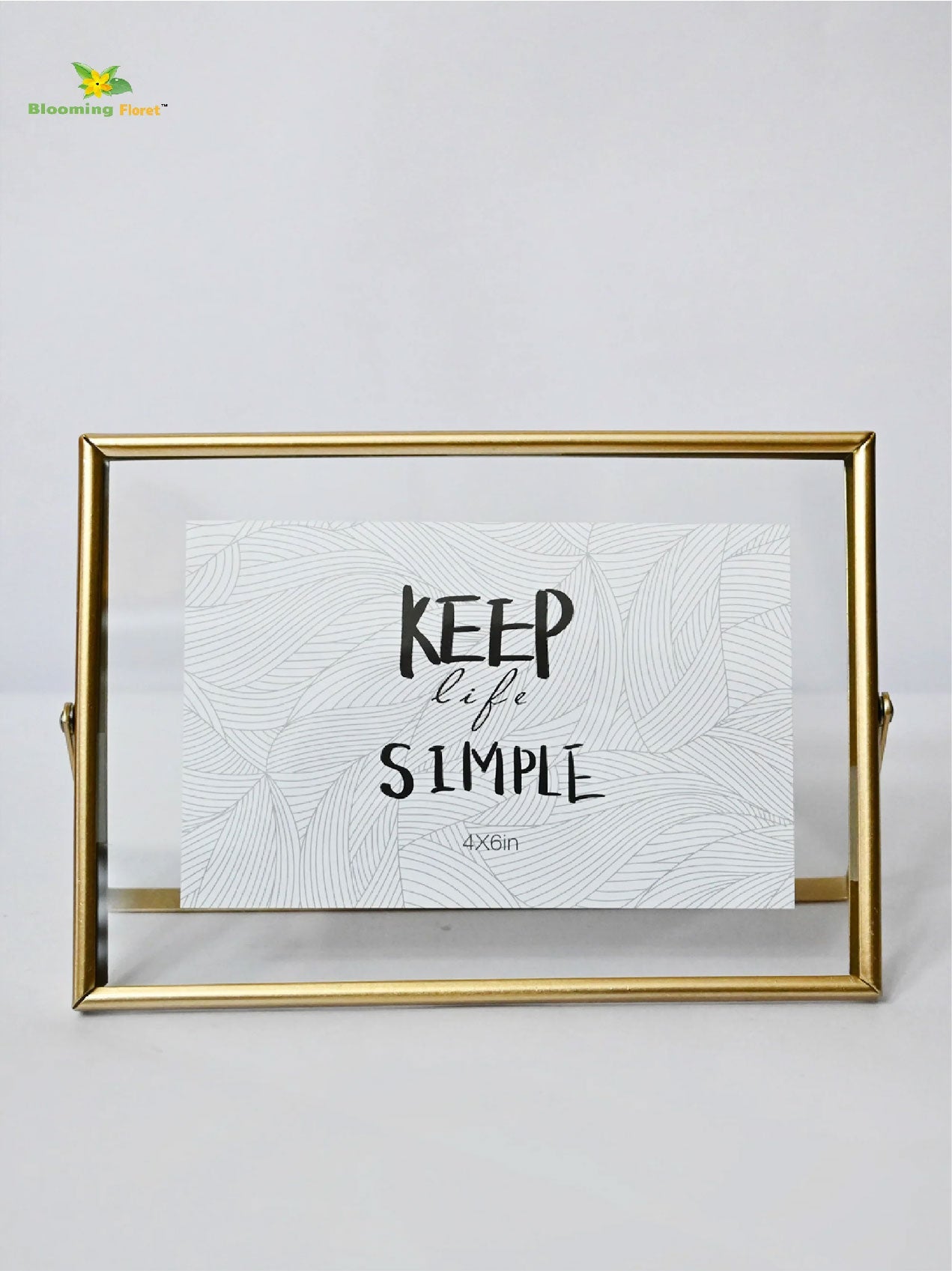 Glass Metal Frame - Keep Life Simple