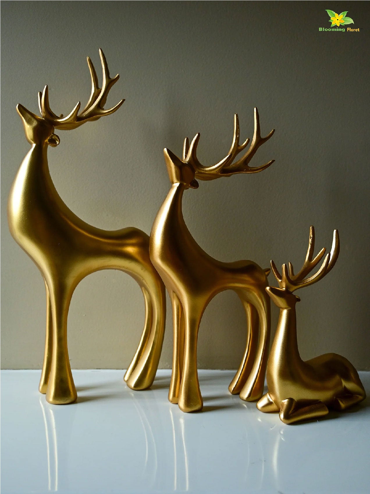 Charming Reindeer Décor Collection | Set of 3