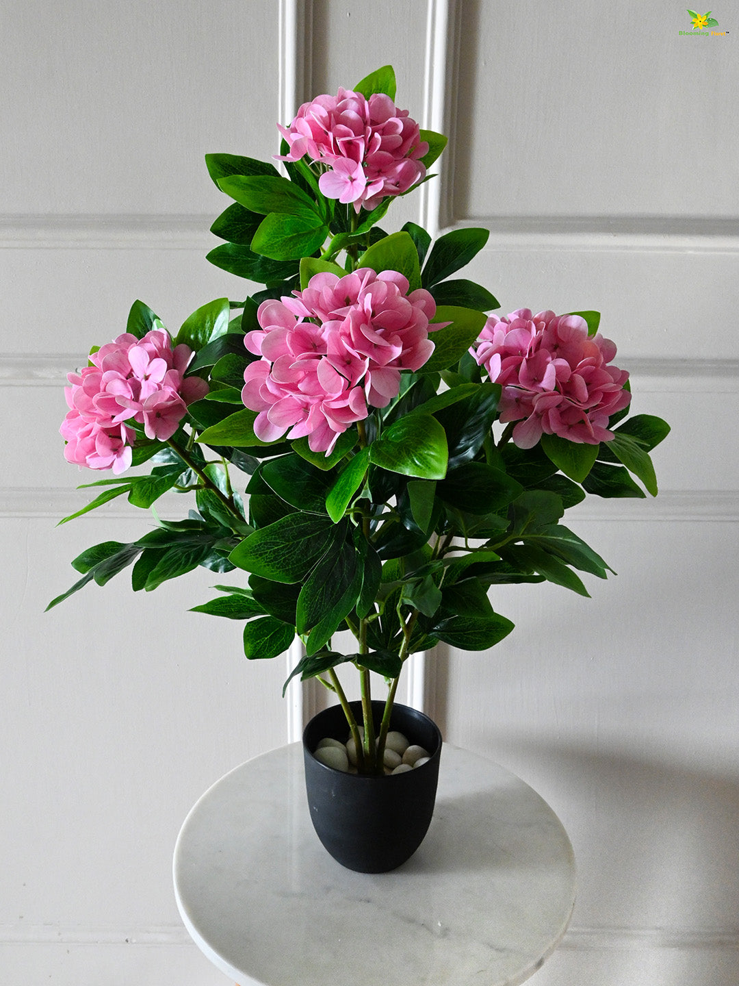 Artificial Hydrangea Flower Bunch - Light Pink