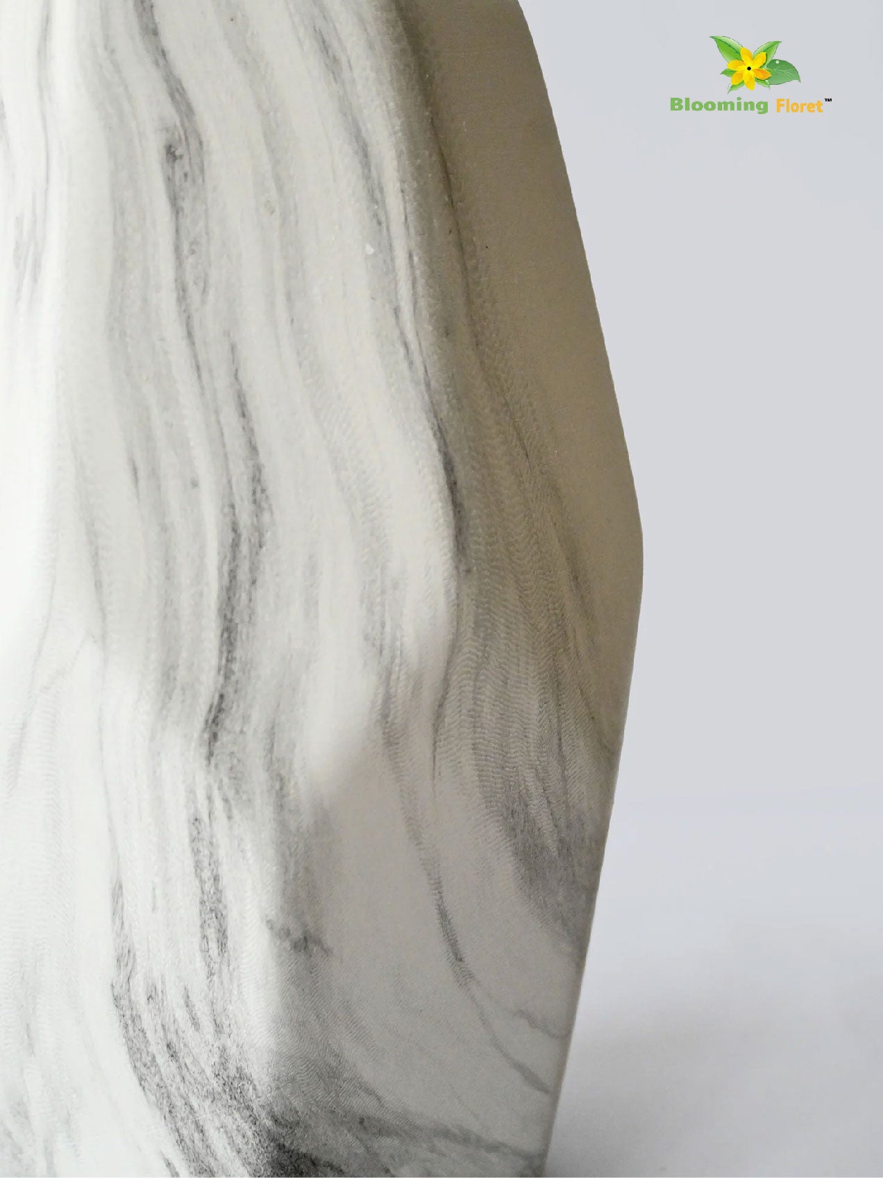 Pentagon Ceramic Marble Vase