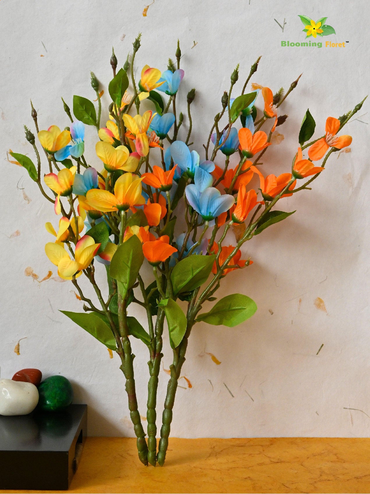 Artificial Radiant Moth Orchid Flower Bunch for Decor