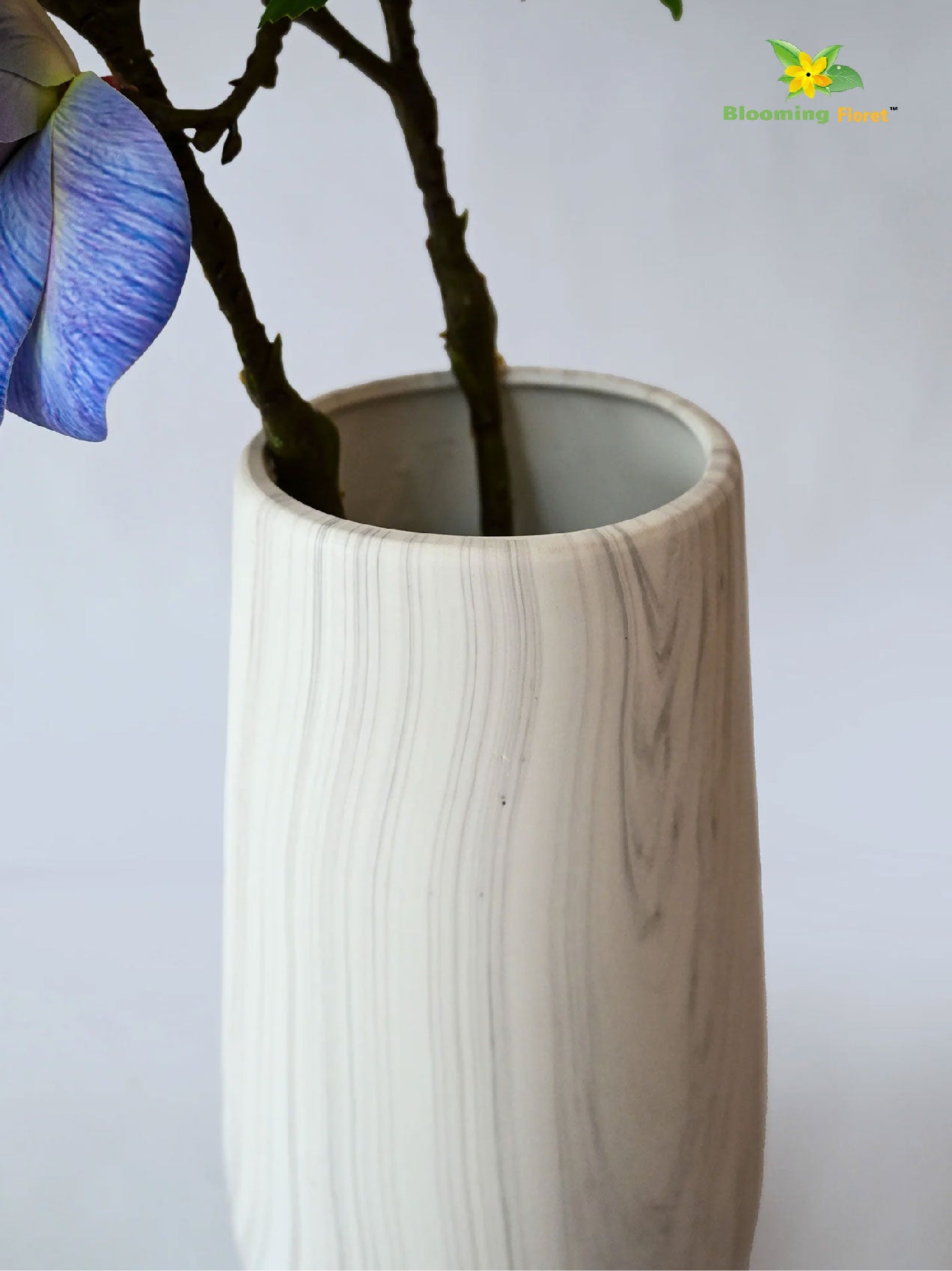 Marble Design Ceramic Vase