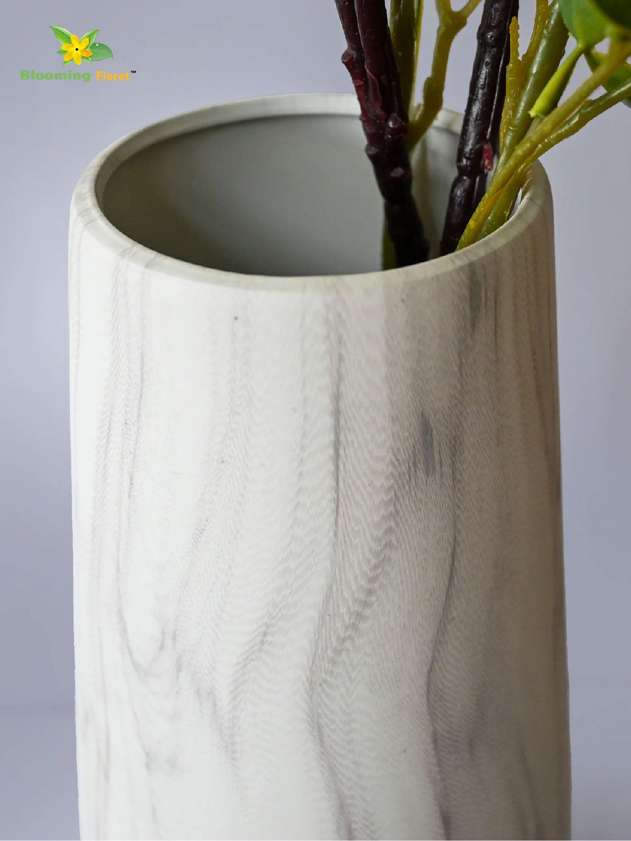 Marble Design Ceramic Vase