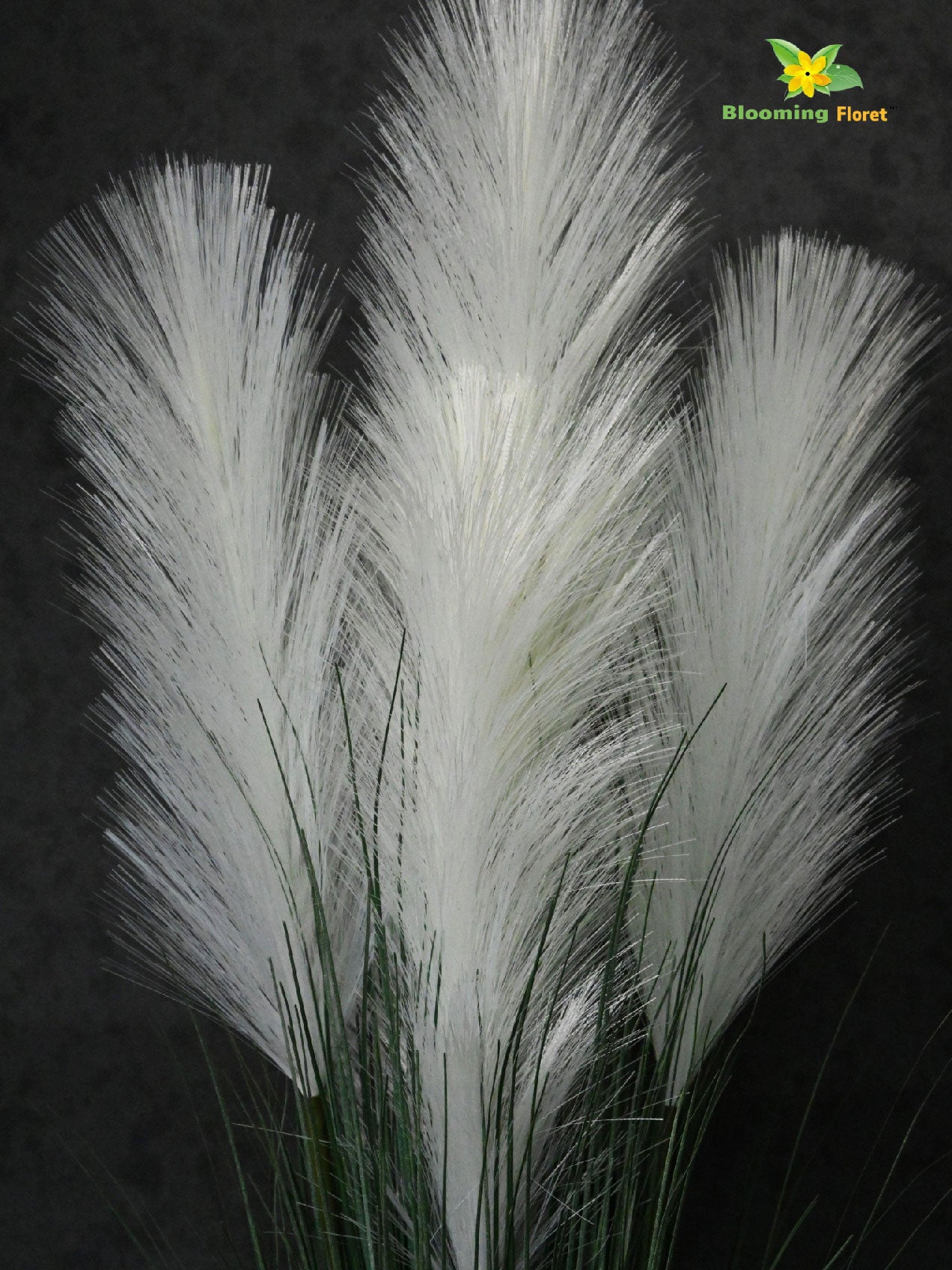 Artificial Flower Pampas Grass - 93.9 cm Tall, with Basic Pot