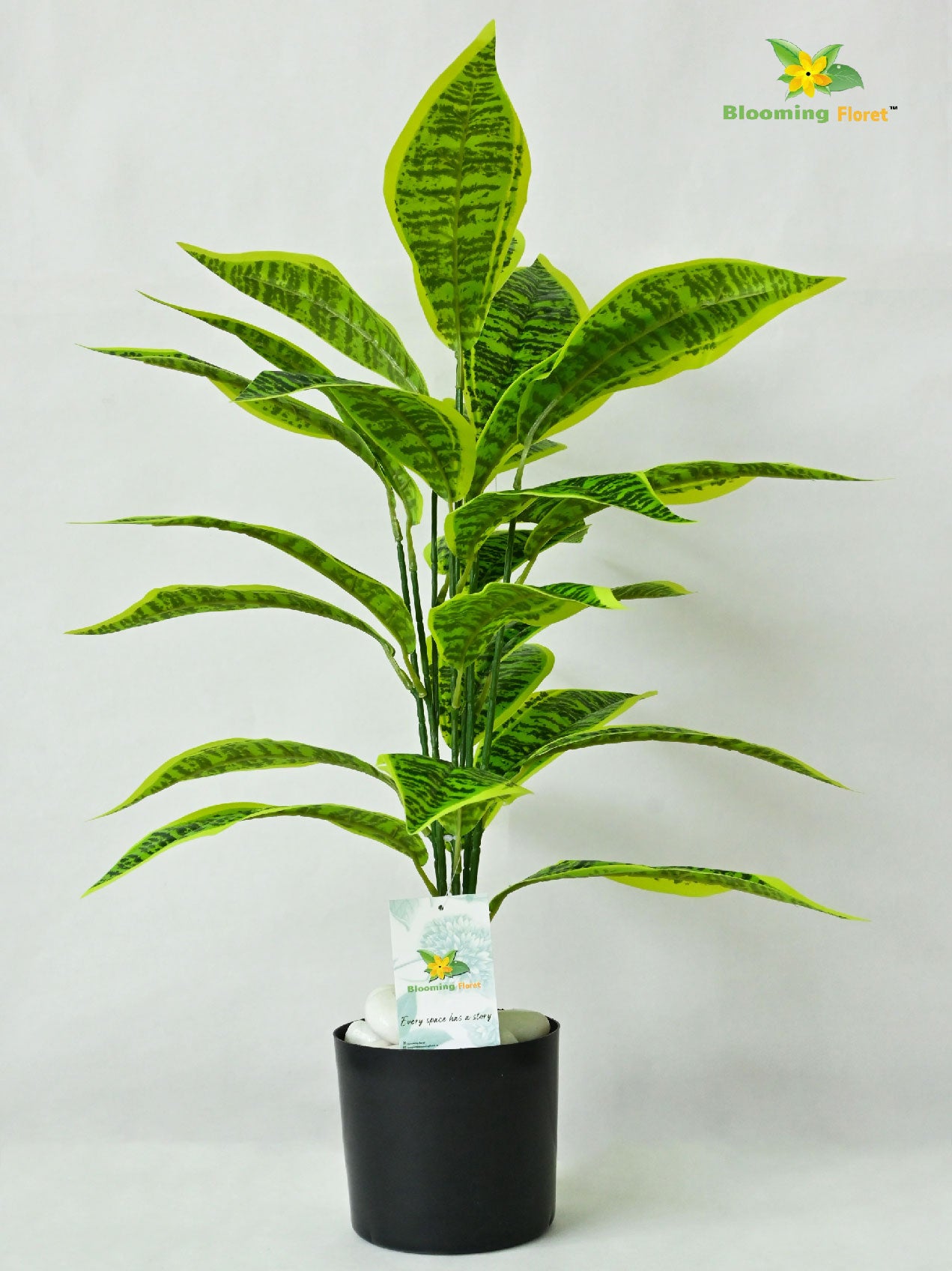 Artificial Snake Plant – 71 cm, 26 Leaves, with Pot