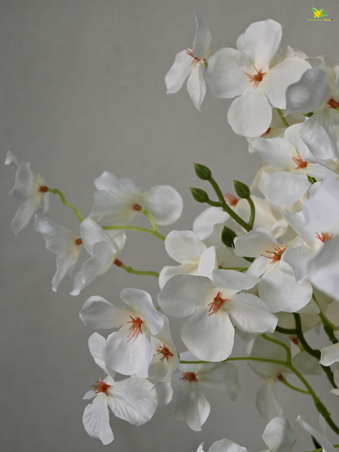 Artificial Dame's Rocket Flowers Bunch - White