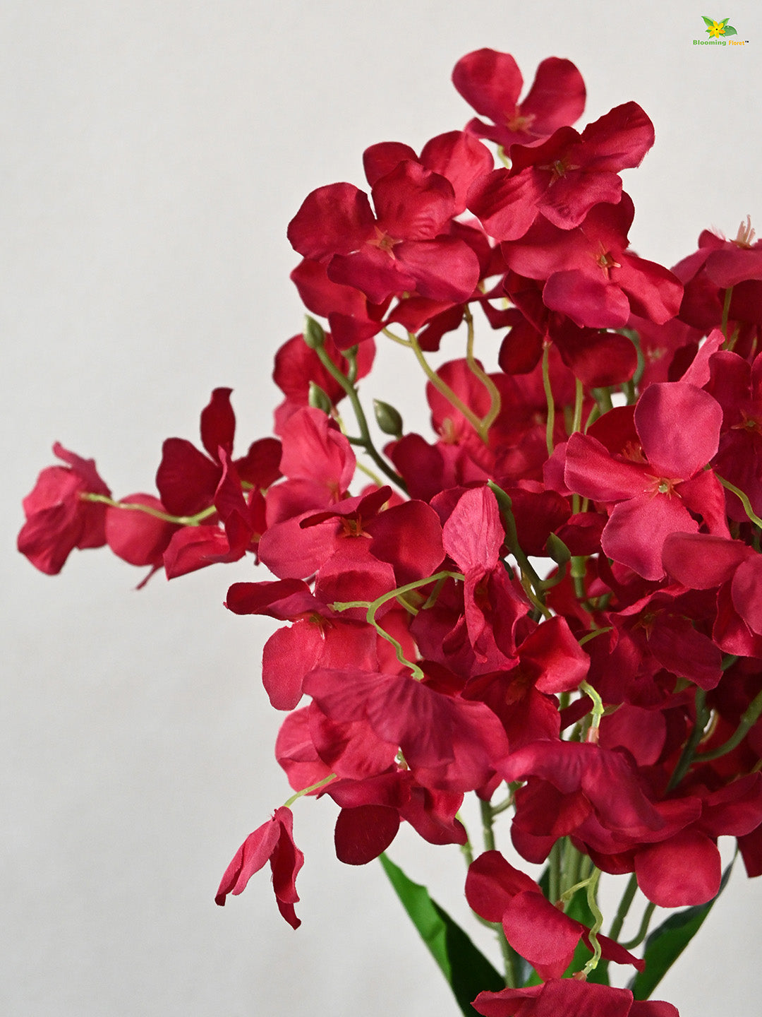 Artificial Dame's Rocket Flowers Bunch - Red