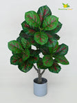 Artificial Aglaonema Plant – 95 cm, 33 Leaves, with Basic Pot