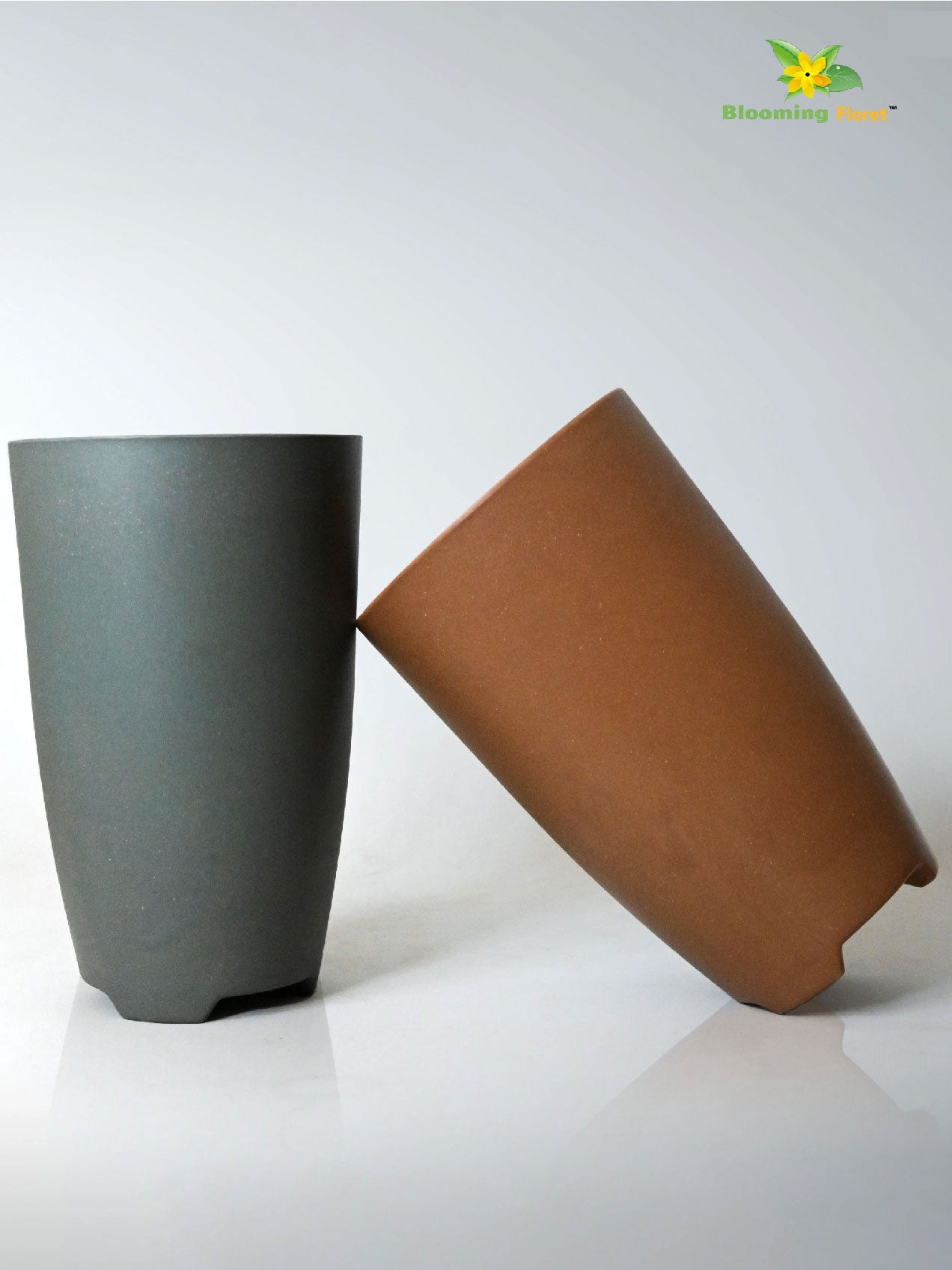 Exquisite Melamine Planters — Pair of 2