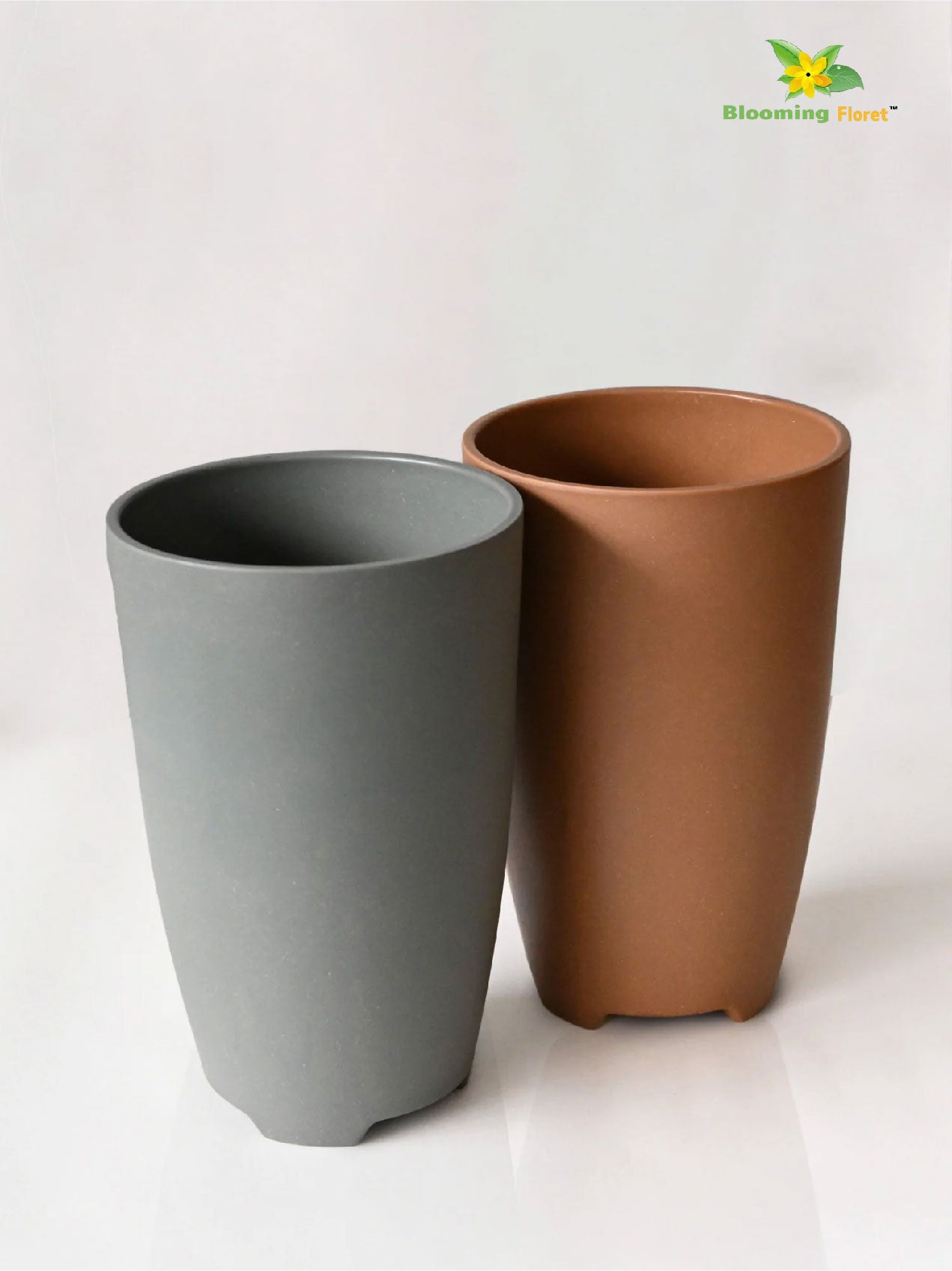 Exquisite Melamine Planters — Pair of 2