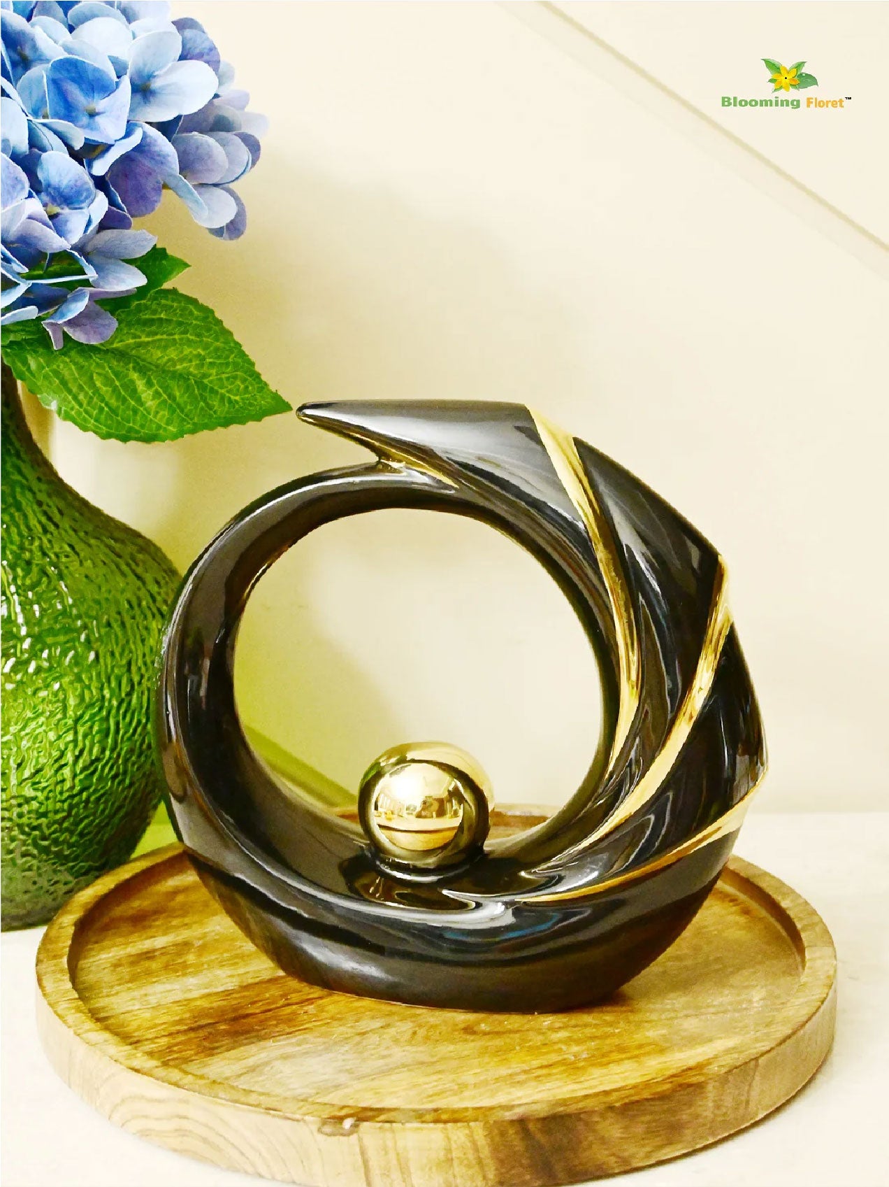 Modern Abstract Art Ceramic Statue