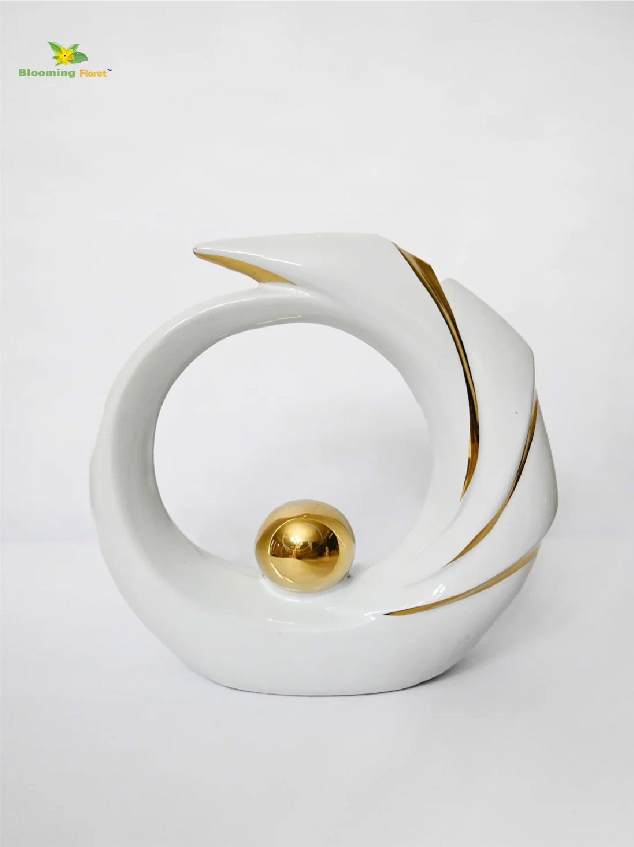Modern Abstract Art Ceramic Statue