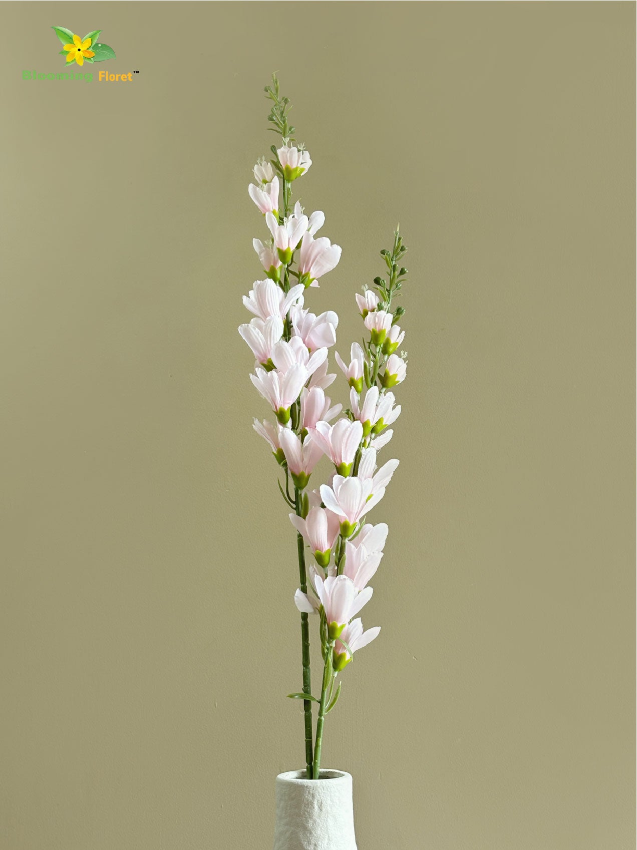 Artificial Orchid Flower Stick - Light Pink