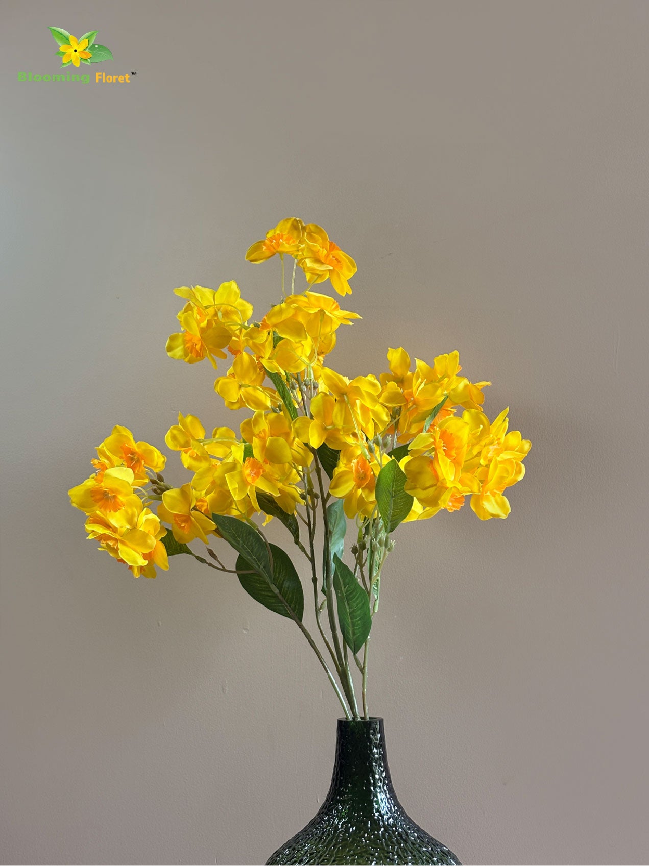 Artificial Daffodil Flower Stick - Yellow
