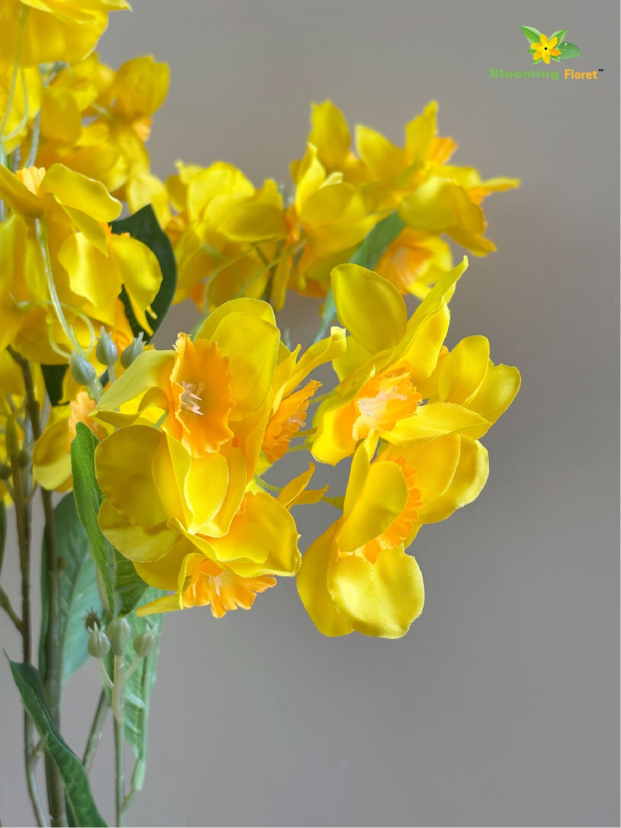 Artificial Daffodil Flower Stick - Yellow