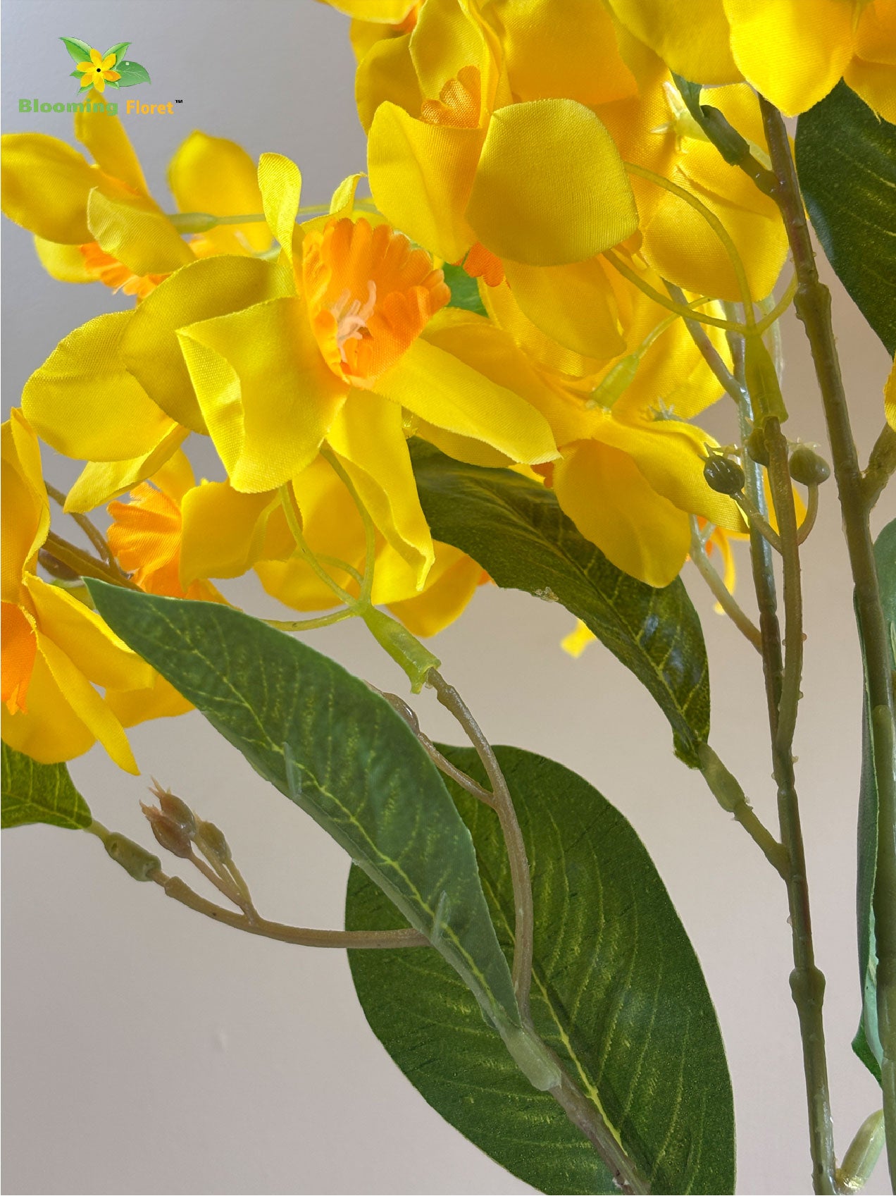 Artificial Daffodil Flower Stick - Yellow