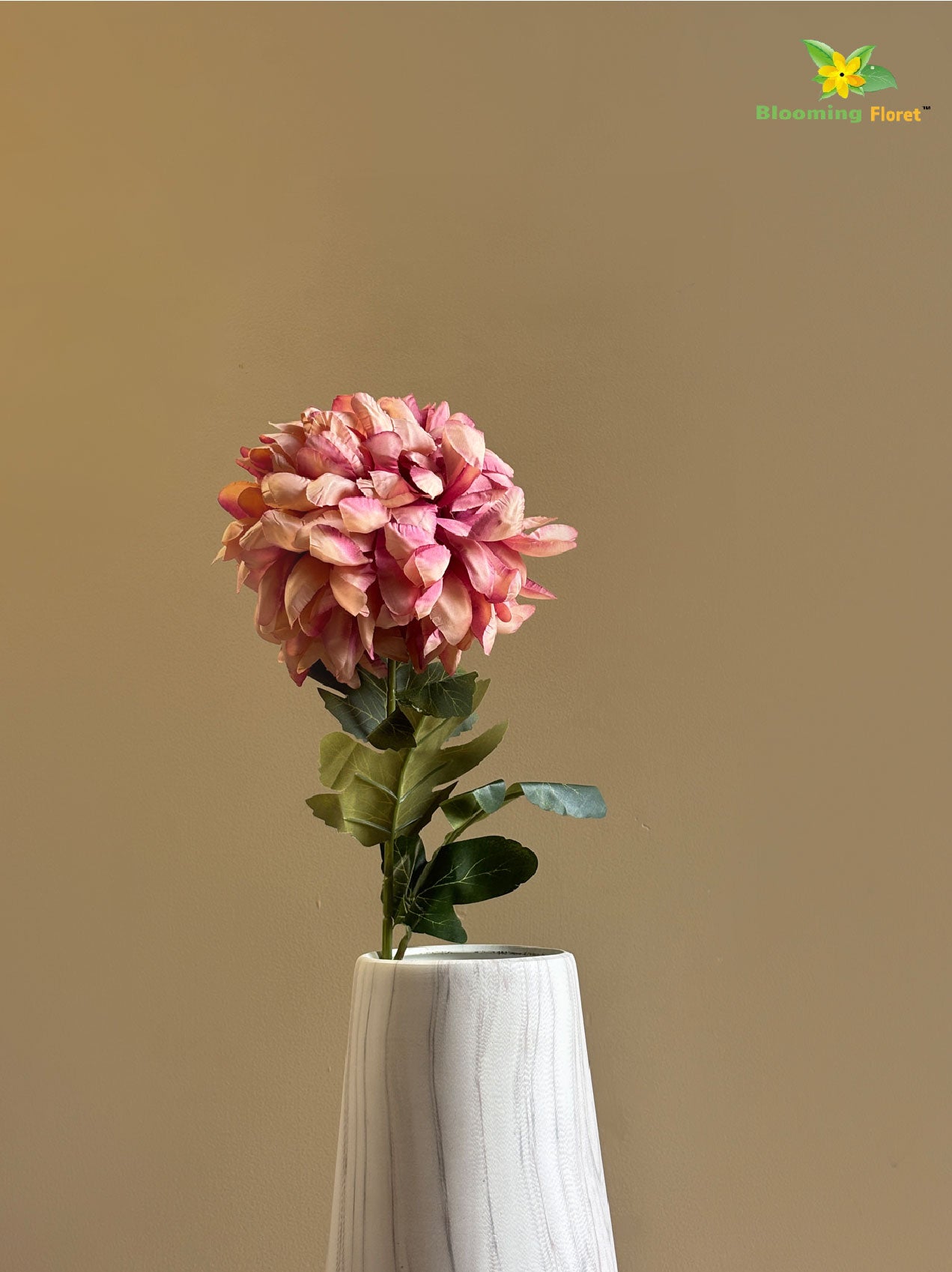 Luxe Artificial Peony Stick - Pink
