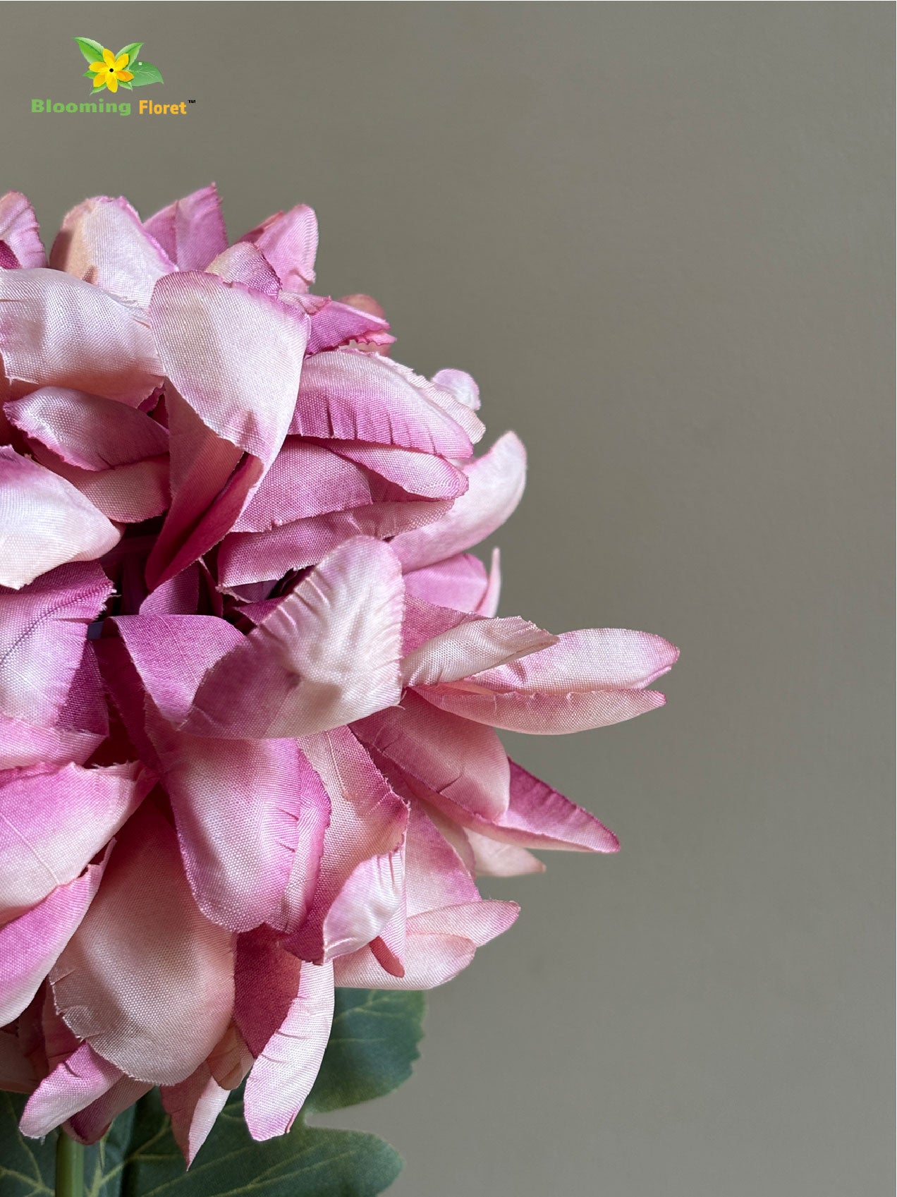 Luxe Artificial Peony Stick - Pink