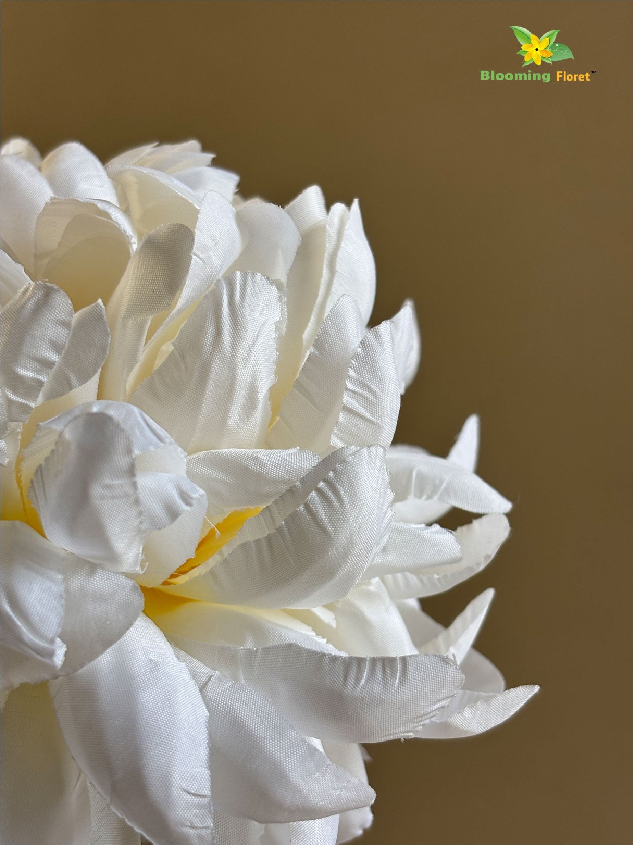 Luxe Artificial Peony Stick - White