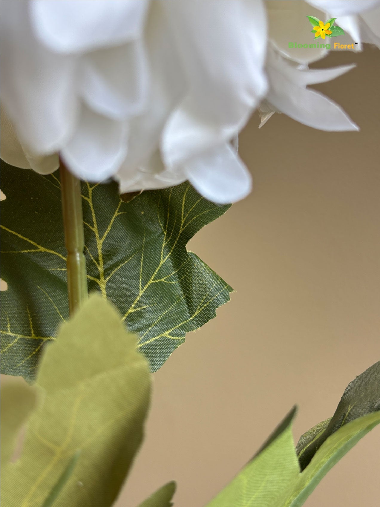 Luxe Artificial Peony Stick - White