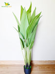 Artificial Bird of Paradise Plant – 119 cm, 15 Leaves with Basic Pot