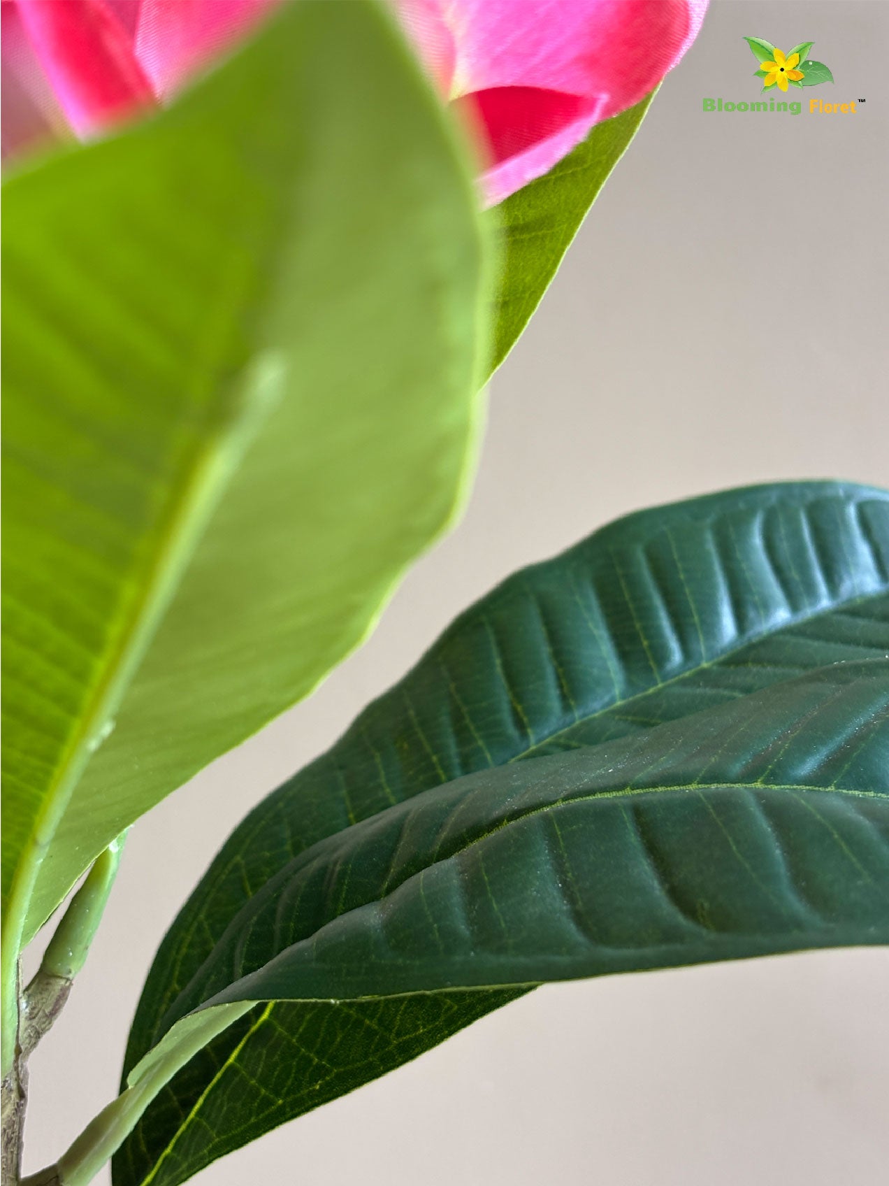Artificial Frangipani Flower Stick – 62 cm, Pink