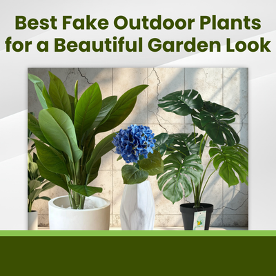 Best Fake Outdoor Plants for a Beautiful Garden Look