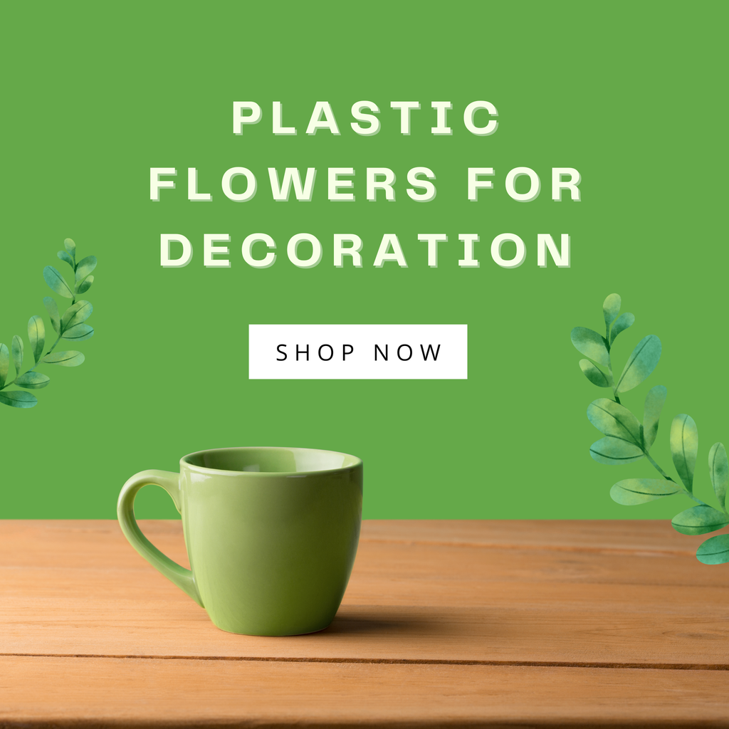 Plastic Flowers for Decoration