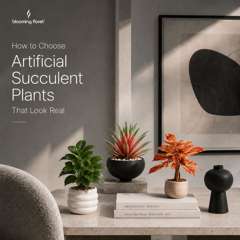 How to Choose Artificial Succulent Plants That Look Real
