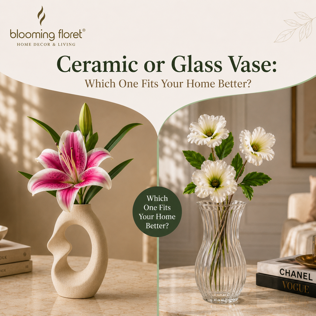 Ceramic or Glass Vase: Which One Fits Your Home Better?