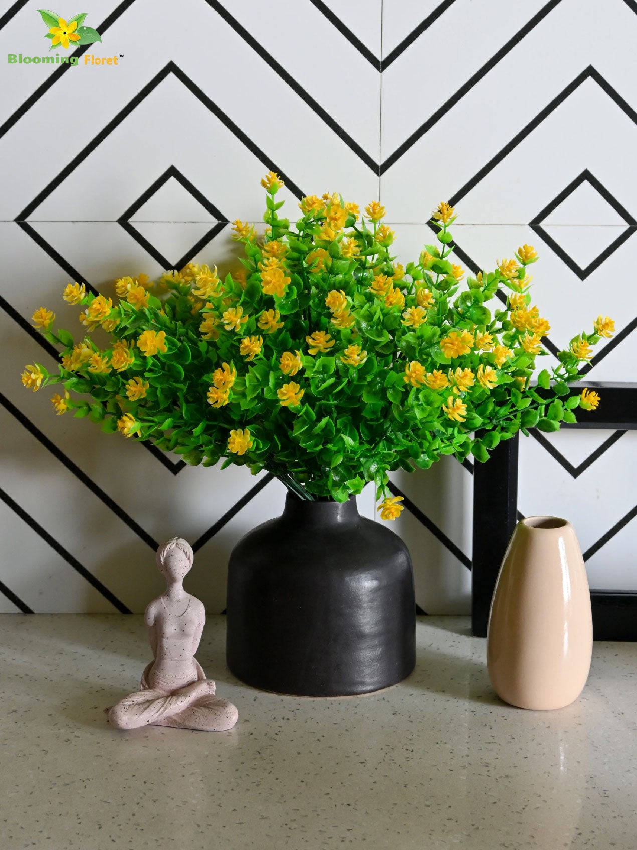 Artificial Kalanchoe Flower Bunch for Decor