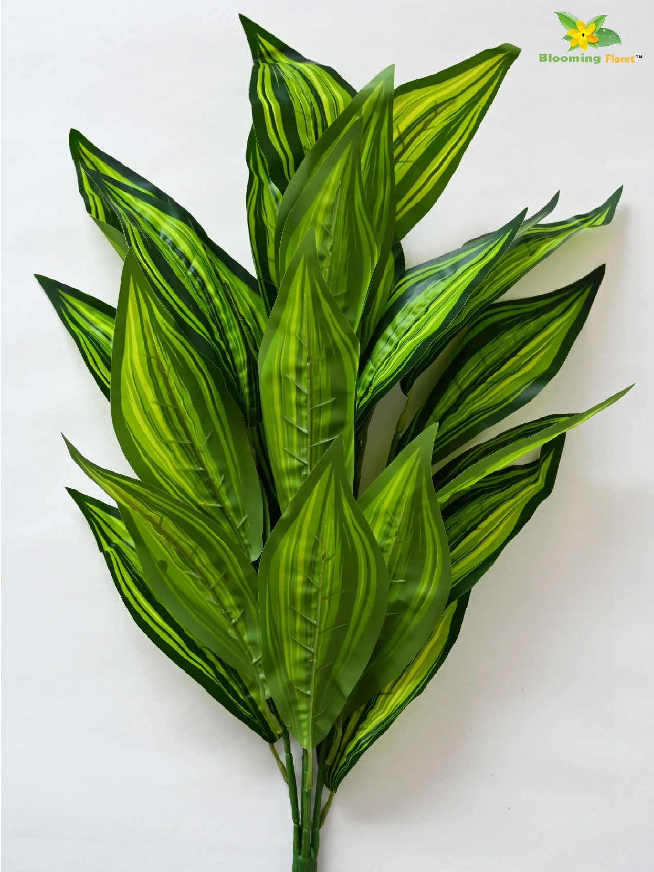 Artificial Cast-Iron Plant | 74 cm | 26 Leaves | With Basic Pot