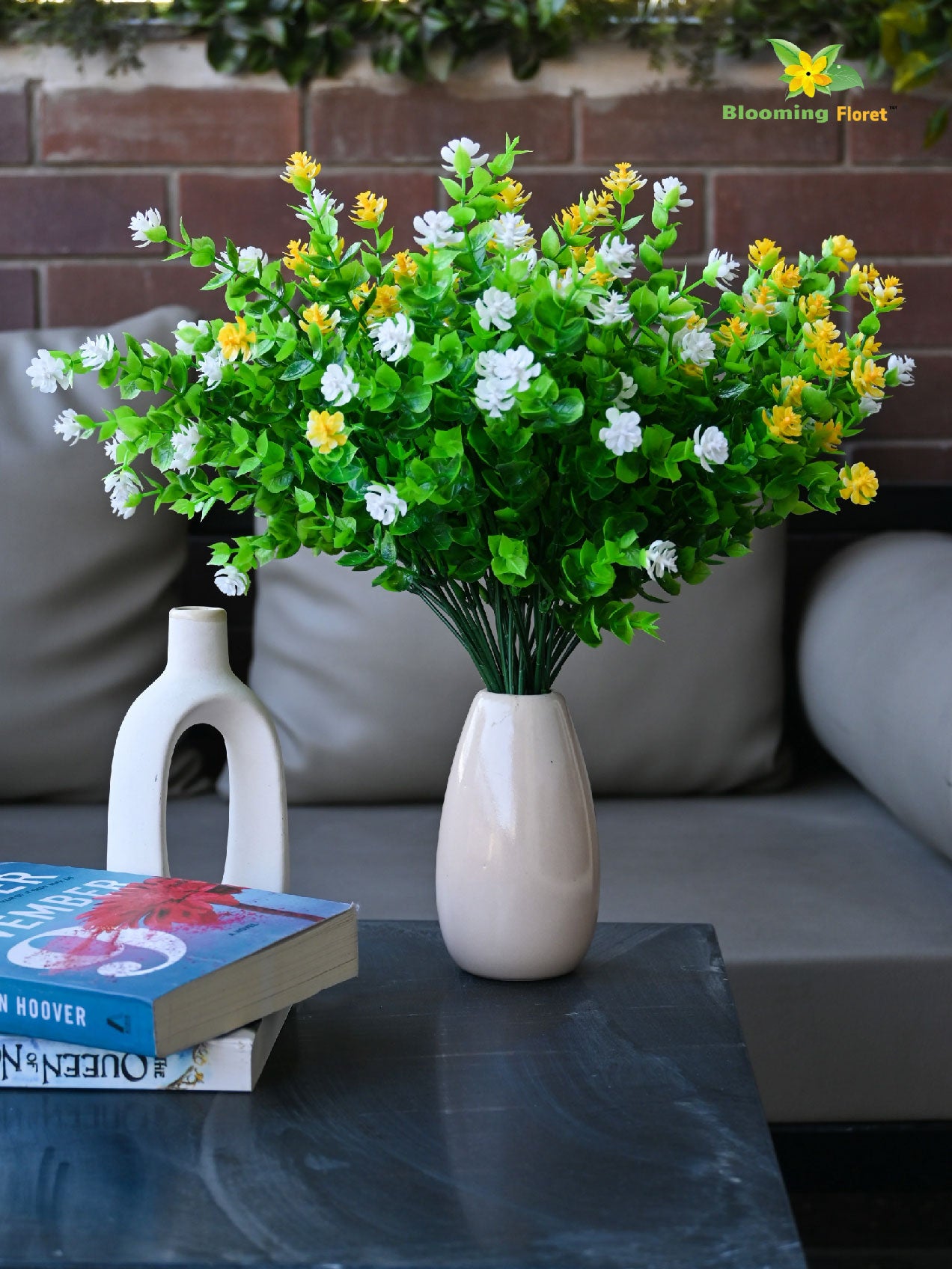 Artificial Kalanchoe Flower Bunch for Decor