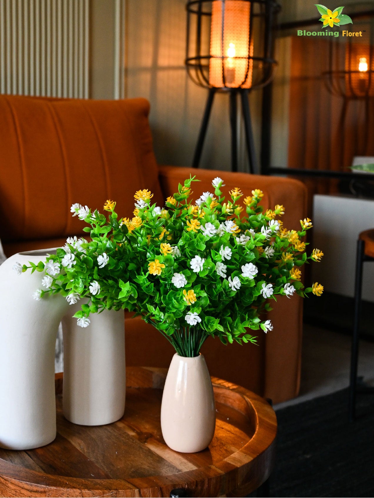 Artificial Kalanchoe Flower Bunch for Decor