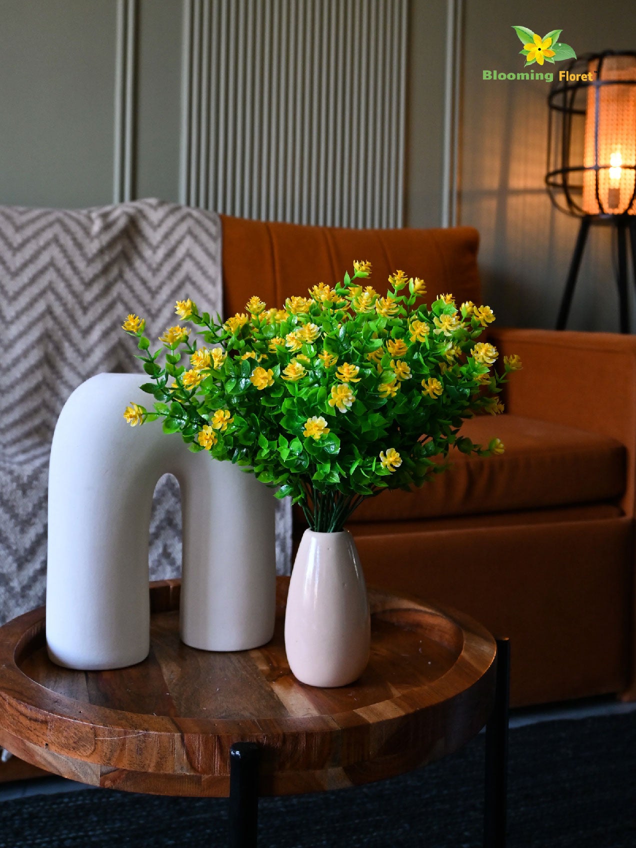 Artificial Kalanchoe Flower Bunch for Decor