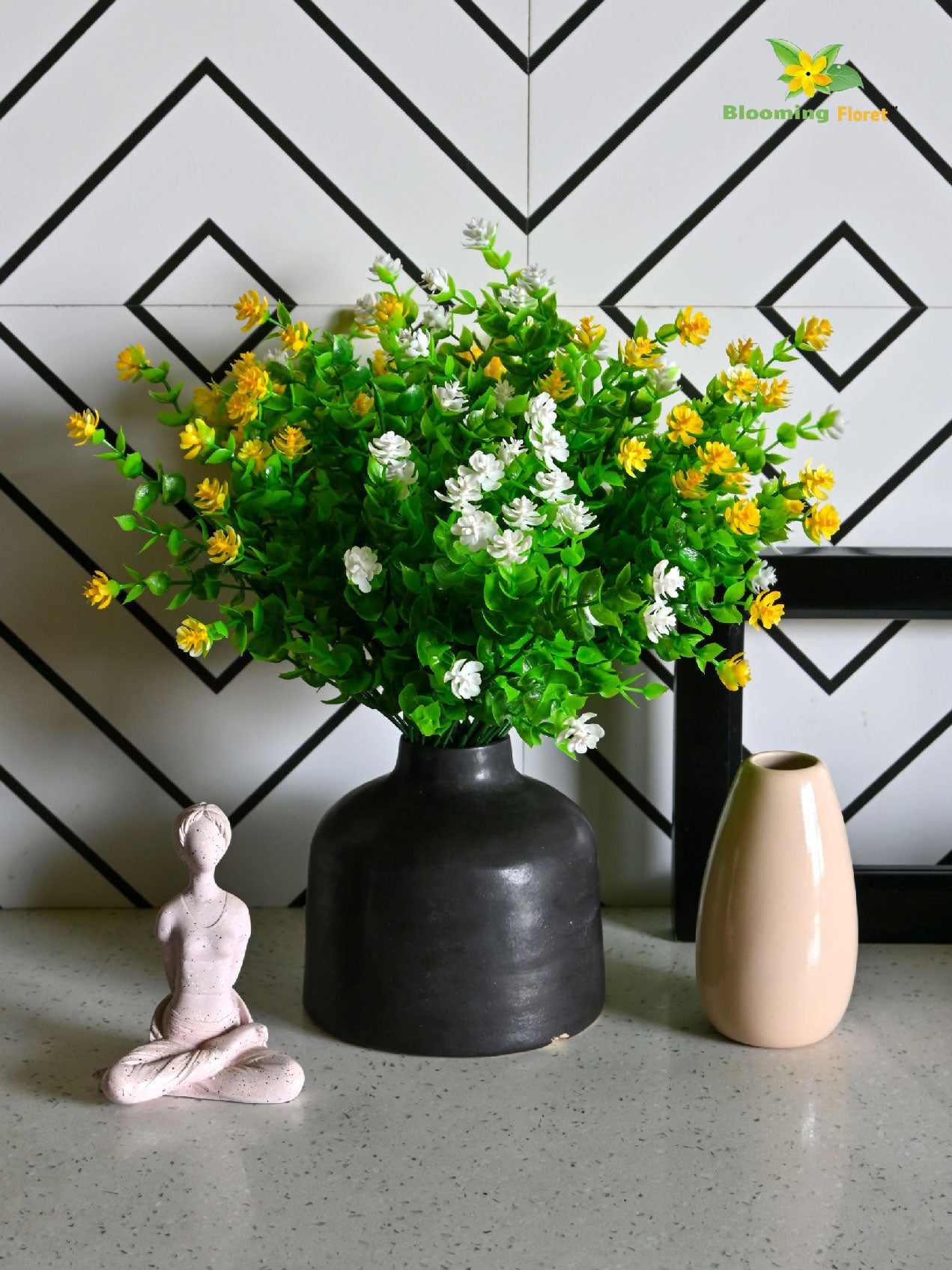 Artificial Kalanchoe Flower Bunch for Decor