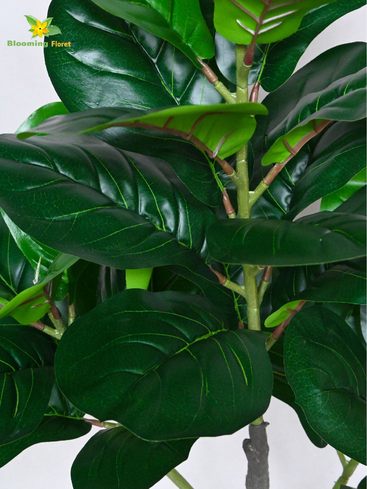 Artificial Fiddle-Leaf Fig Plant – 95 cm, 33 Leaves, with Basic Pot