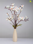 Artificial Cymbidium Orchid Bunch Flower - White