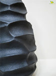 Black Spiral Ceramic Vase