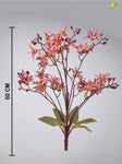 Artificial Cymbidium Orchid Bunch Flower - Magenta