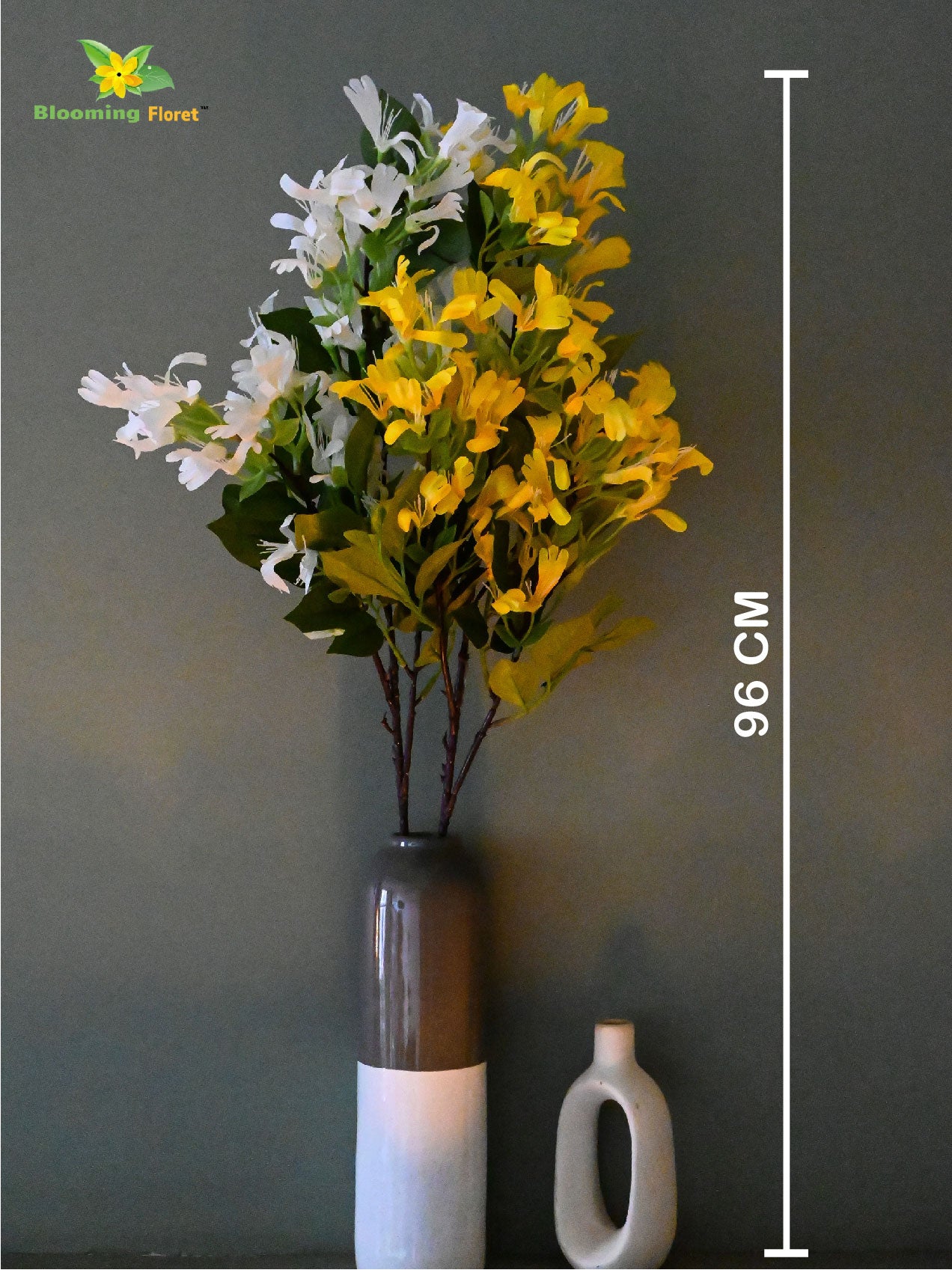 Japanese Honeysuckle Flower Bunch - Yellow, White