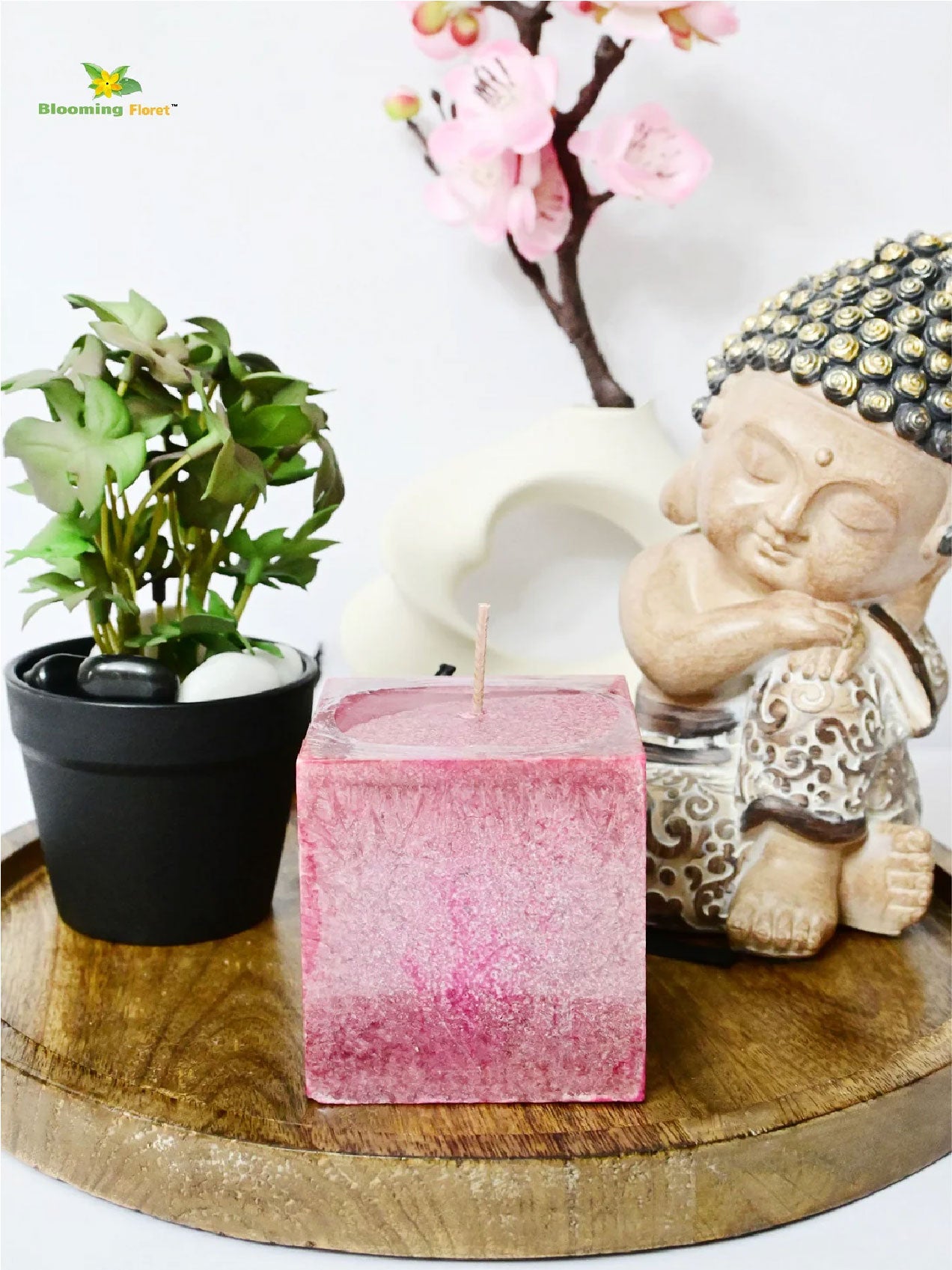 Scented Square Candle Expressions - Set of 2