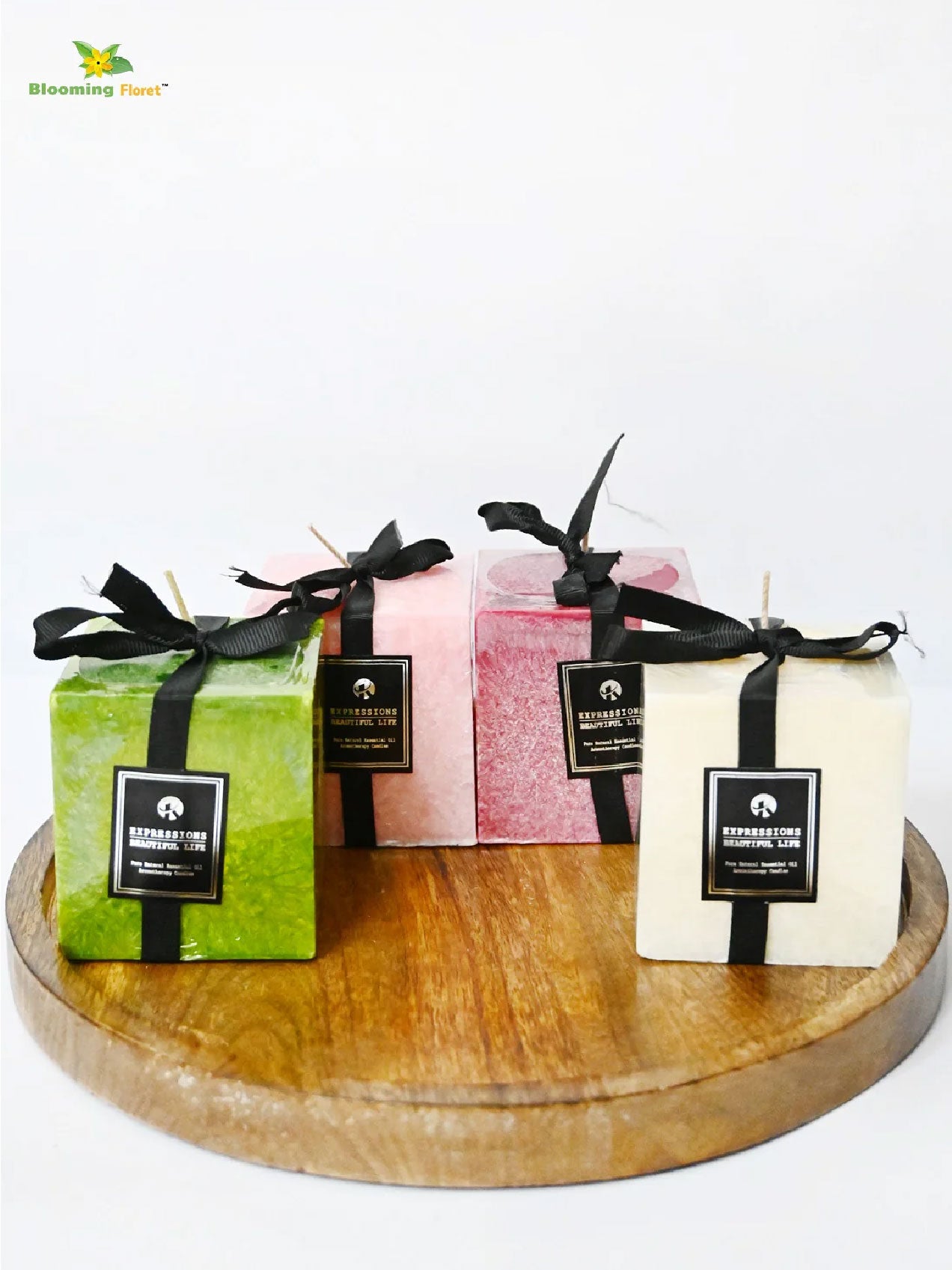Scented Square Candle Expressions - Set of 2